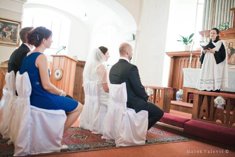 svadba v kostole Modra