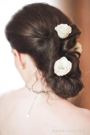 hair flowers - bride